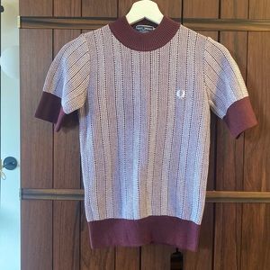 Fred Perry Reissue Mock Neck Sweater (XS/0/FP size 6)